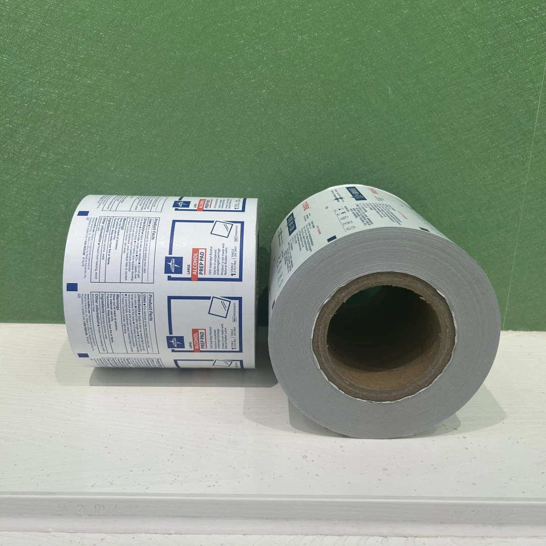 Metalized/Laminated/Wrapping/Packaging/Packing/Composite Packaging/Aluminum Foil/Roll Paper for Alcohol Prep Pad