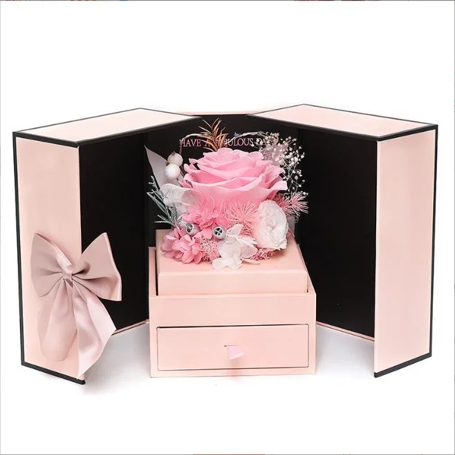 Free Sample Exquisite Custom Photo Album Packaging and USB Drive Packing Gift Boxes