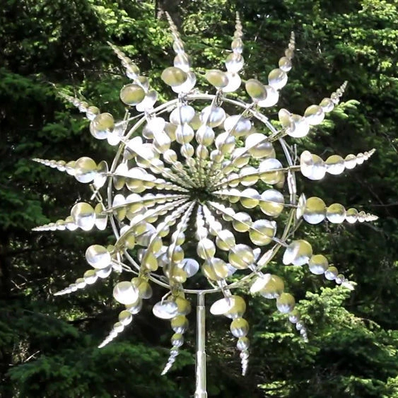 Mesmerizing Outdoor Metal Kinetic Yard Sculpture Art for Park Decoration