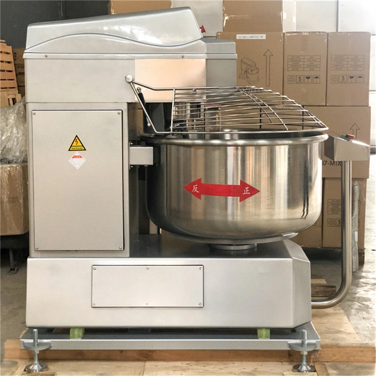 Industrial Horizontal Flour Dough Mixer with Removable Bowl Lifter 150 Kg Flour Capacity Food Processor Dough Kneader Machine for Bakery Food Bread Pizza