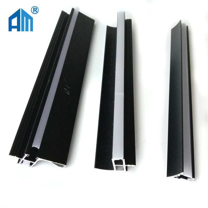 LED Aluminum Profile Bar Strip Light Skirting Board LED Profile Lighted Joint Baseboard Kitchen Plinth for Floor