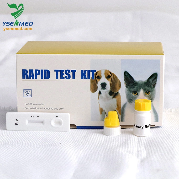 Equipo médico tiras de prueba rápida FIV Ab Inmunodeficiencia felina
