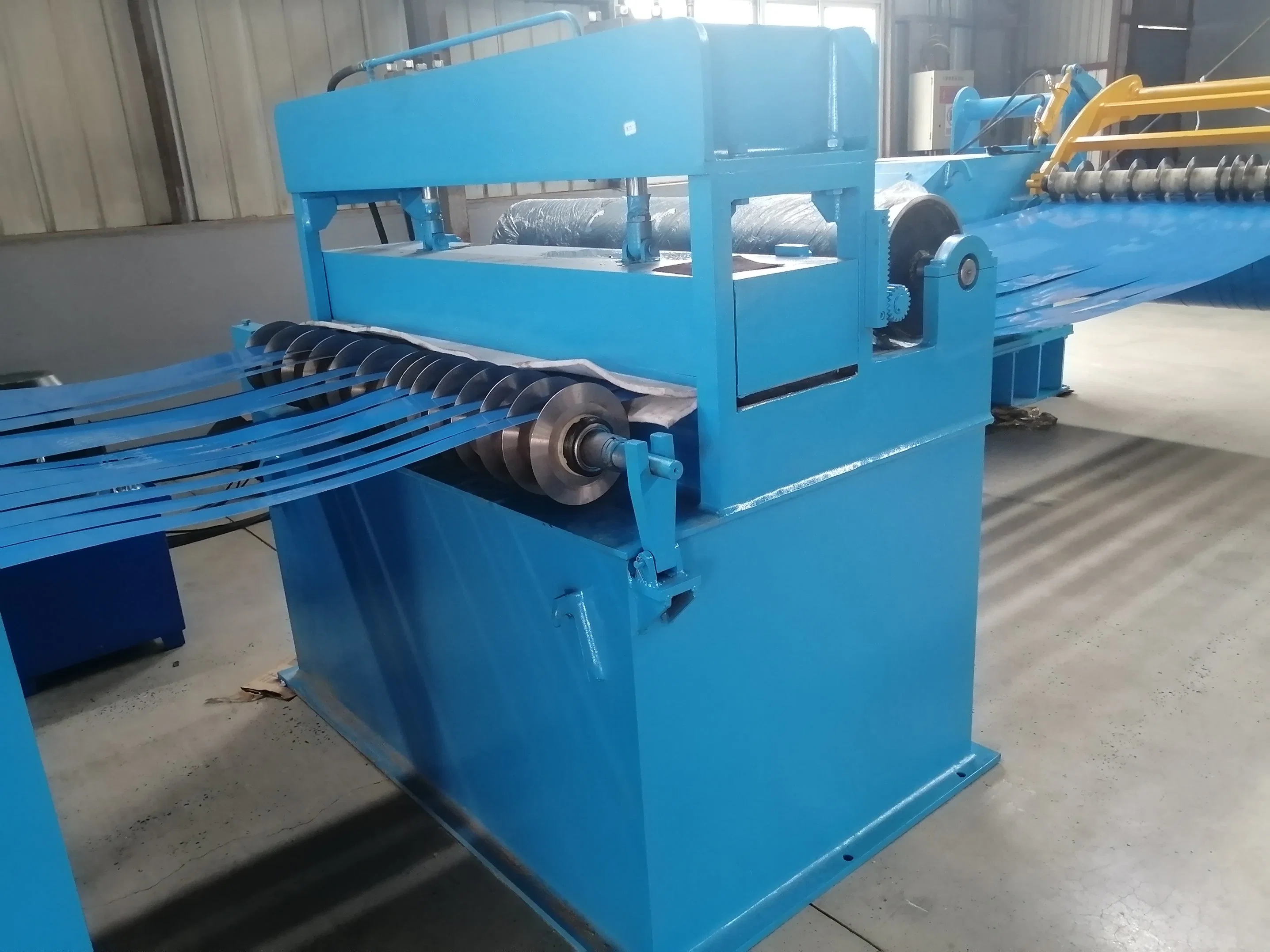 Metal Sheet Coil Leveling Device and Slitting Stripes Steel Slitting Machine