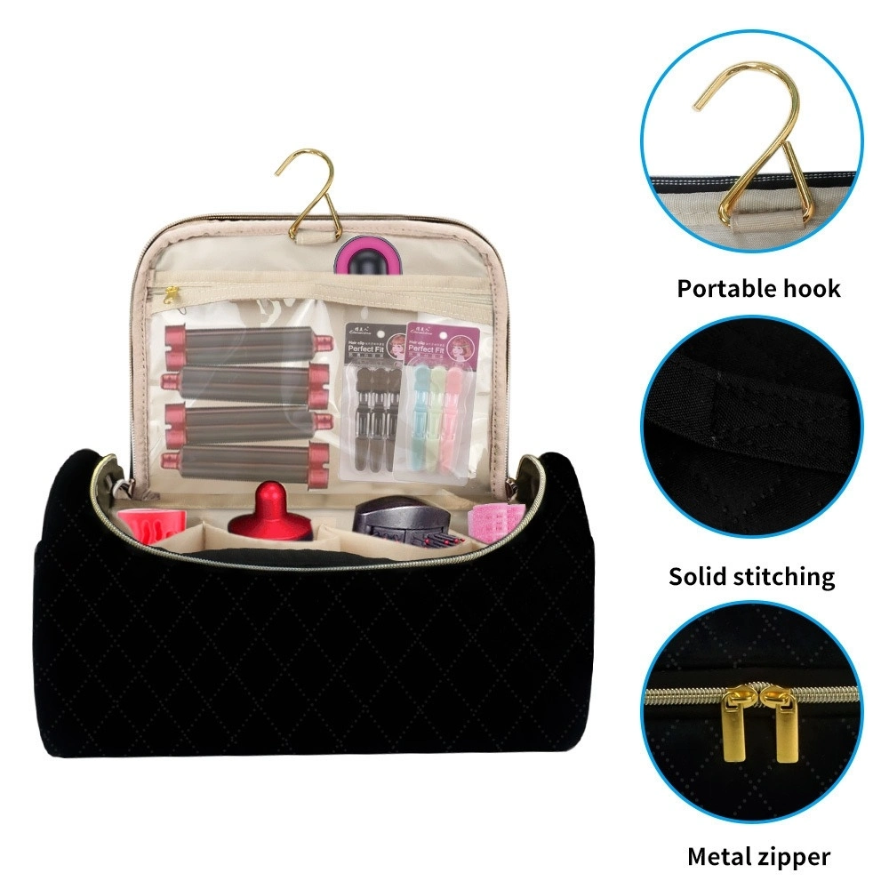 Cosmetic Bag Hair Dryer Portable Carry Case Curling Iron Storage Pouches Wyz23203
