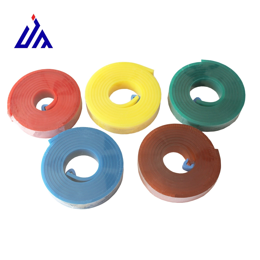 Resistant Rotary Sharpener Silk Screen Printing Squeegee Rubber Blade for Screen Printing