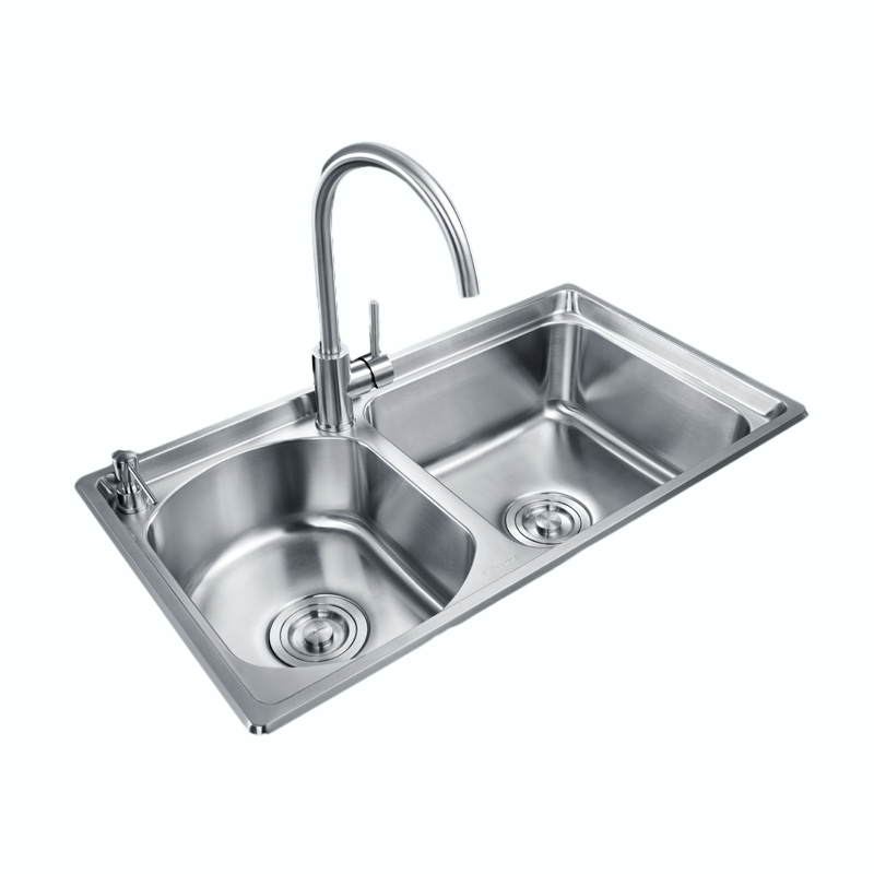 SUS304 Stainless Steel All-in-One Kitchen Sink