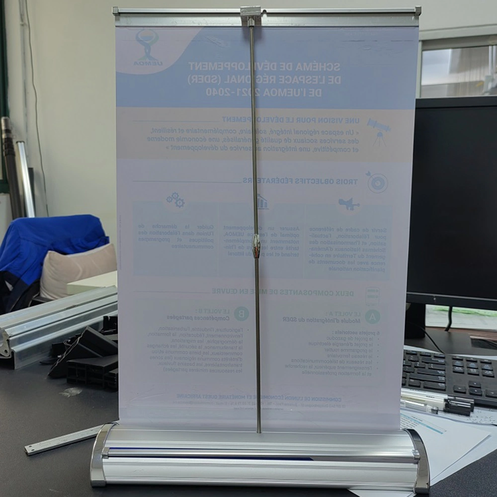 Popular Table Top Roll up Banner A4 Double Sided