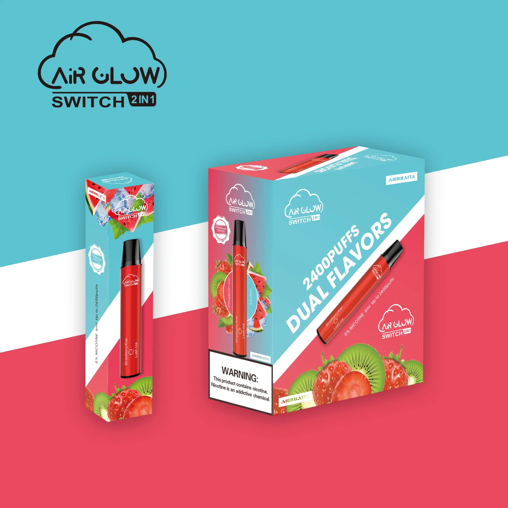 Nuevo portátil de la llegada de plumas Pod Vape Electric 20*133 6 ml de líquido E Calidad Disposible Vape Pen