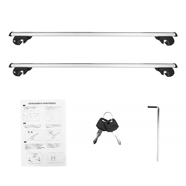 Universal Customized 4X4 Adjustable Lockable Aluminum Car Roof Rail Rack Cross Bar for Toyota RAV4 KIA Sportage Honda CRV 2020