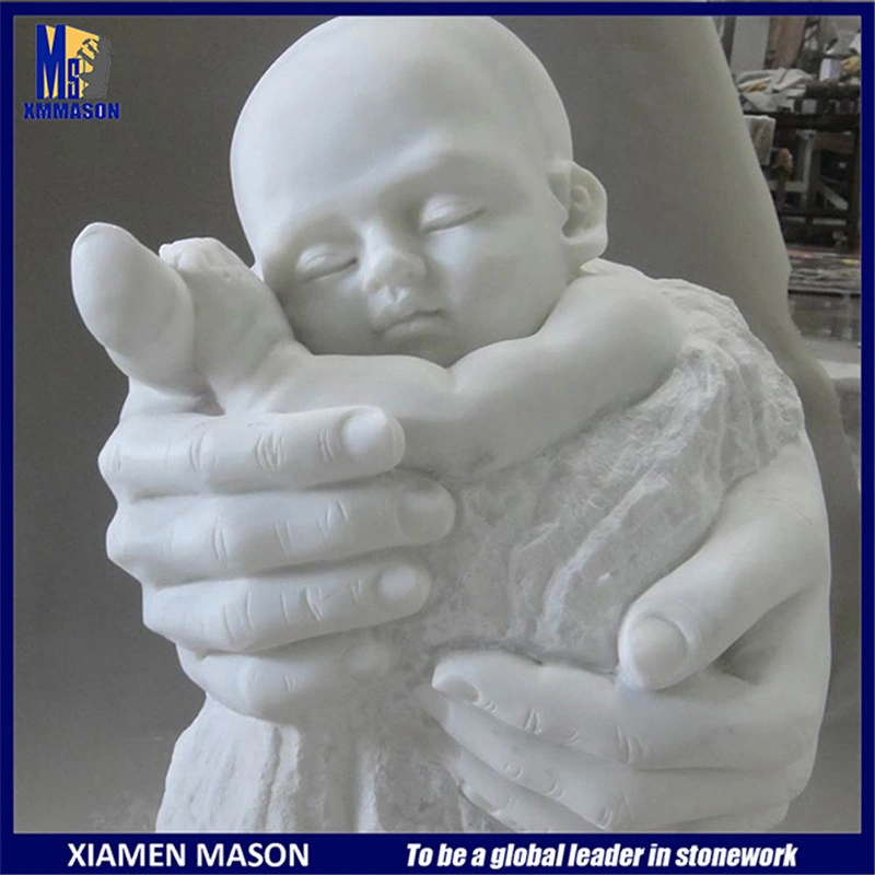 White Marble Infant Baby Jesus Statue for Sale