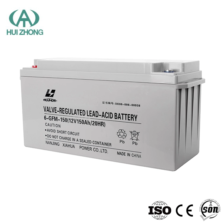 12V 150ah AGM Deep Cycle Lead Acid Battery for UPS Power System