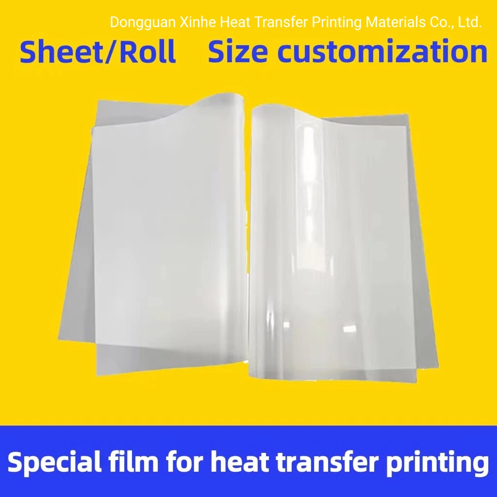 Double-Sided Matte Digital Printing Offset White Ink Stamping Hot Tear Pet Transfer Film