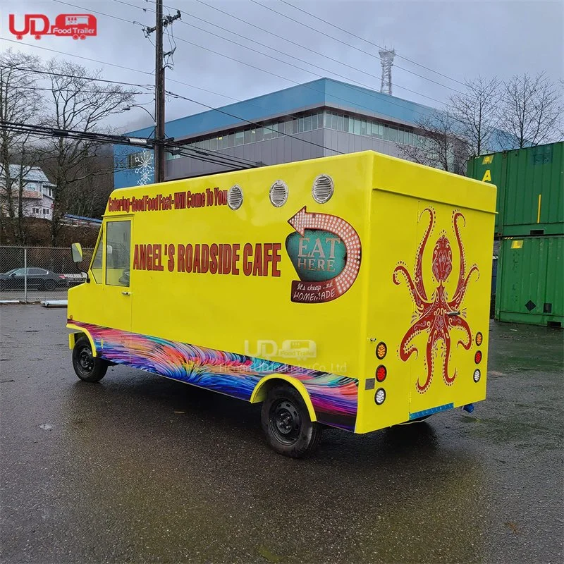 CE Certified Mobile Fast Food Truck for Coffee, Ice Cream, and Pizza