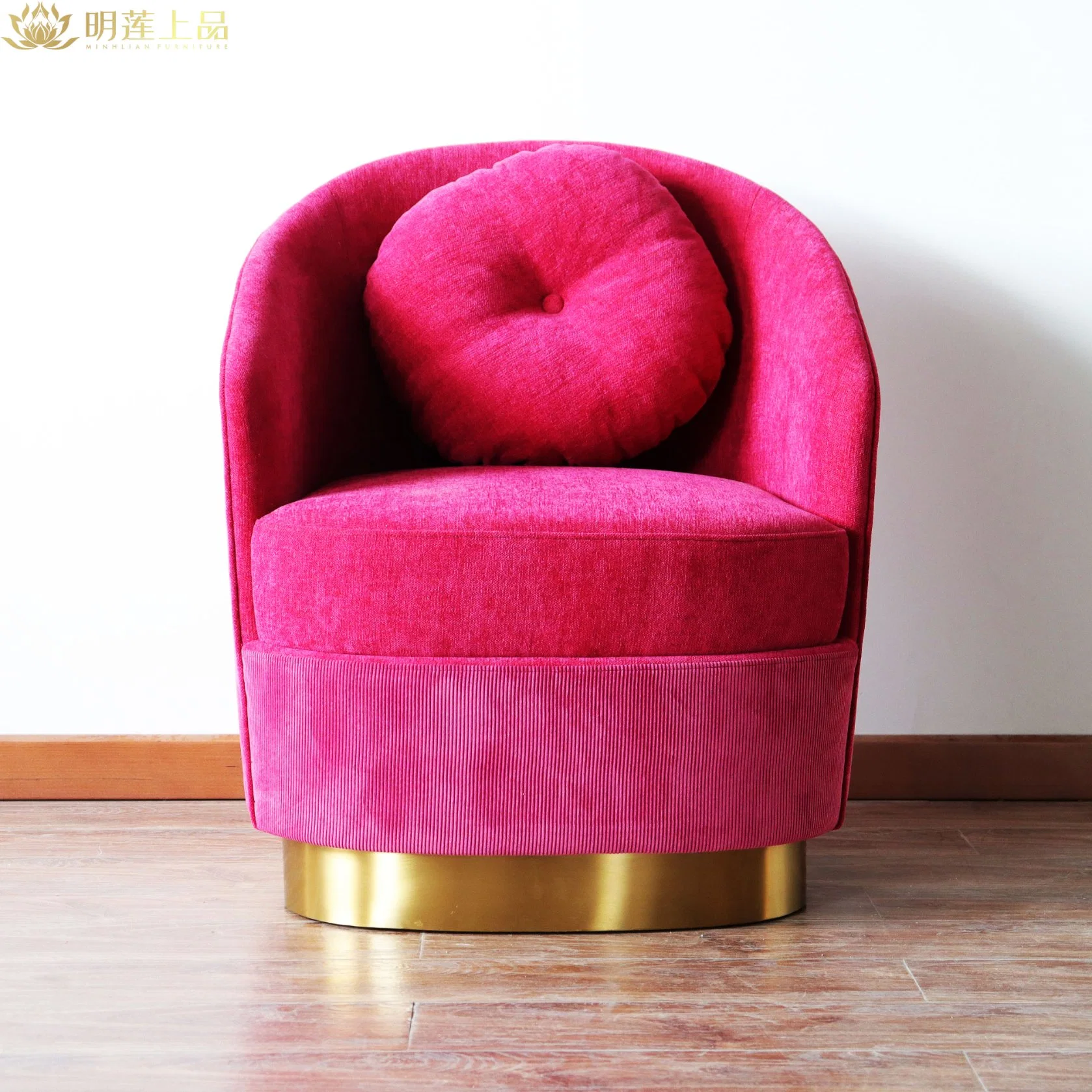 Moderna Design tecido Sofá individual cadeira Sala de estar mobiliário Home Cadeira de lazer com mobiliário, cadeira de estar, sofá-cama