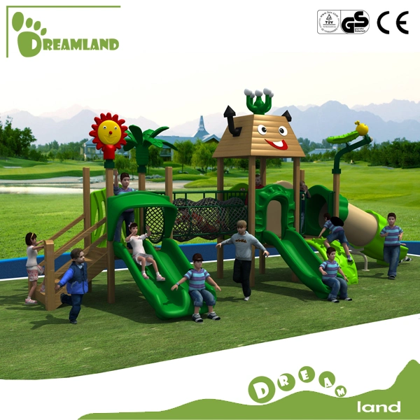 Parc d'attraction commerciale des enfants en plastique Outdoor jeux pour enfants