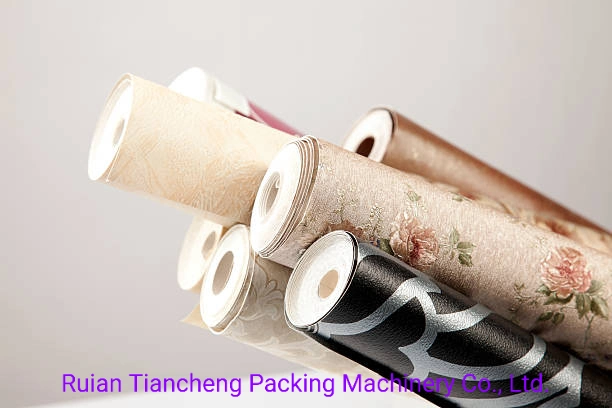 Automatic Wallpaper Wall Cloth, Wall Covering, Gift Paper Self-Adhesive Paper Non-Woven Kraft Paper BOPP Film Rewinding Rewinder Cutting Machine