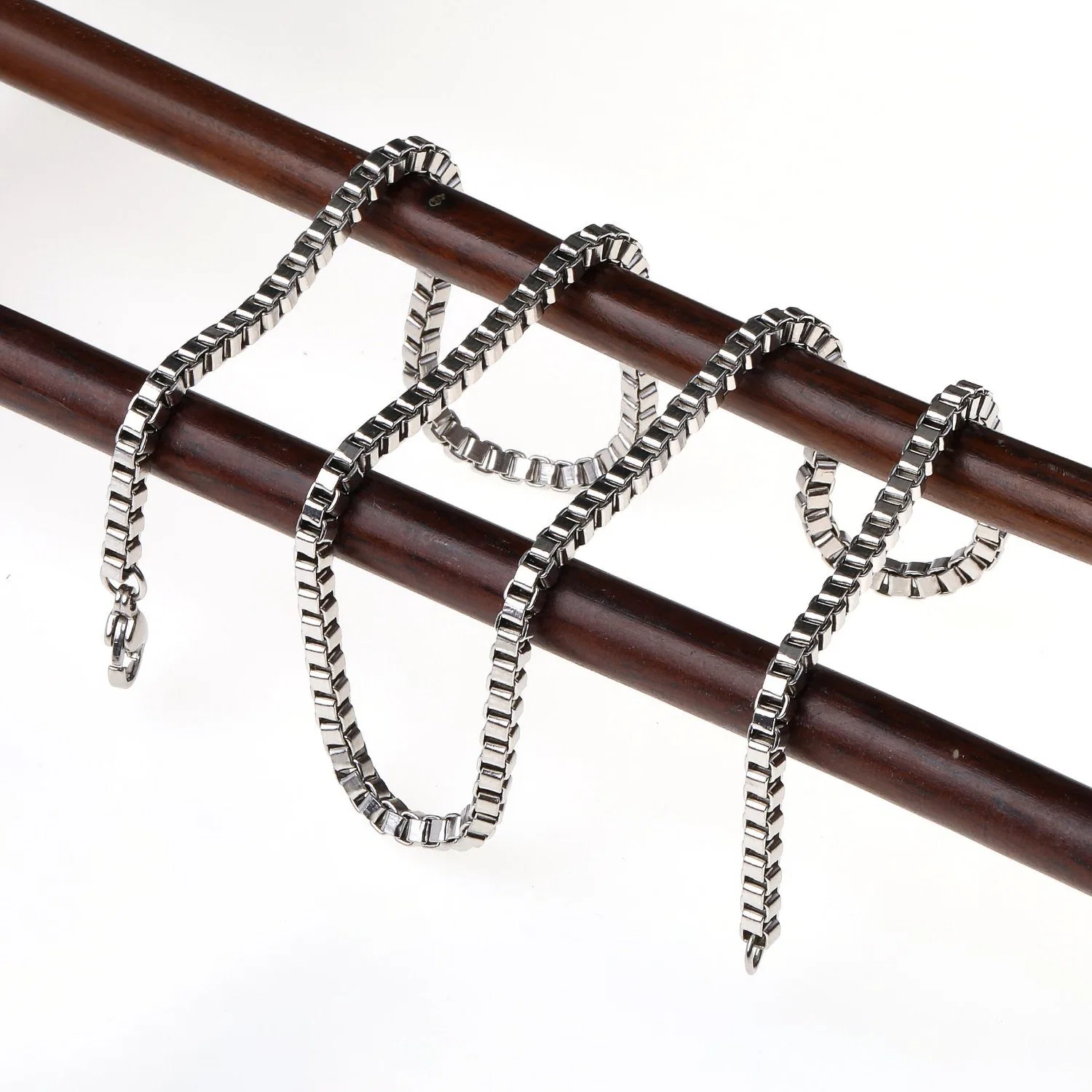 High quality/High cost performance  Stainless Steel Necklaces Box Chain for Fashion Jewelry