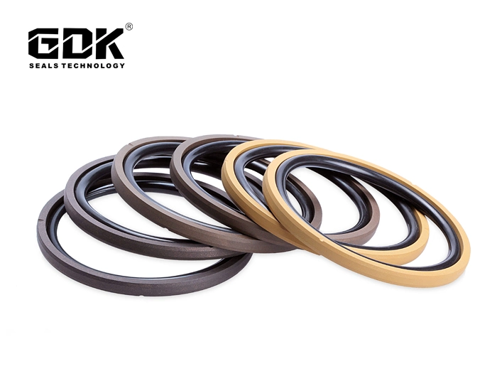 GDK Mechanical Seal PTFE Spg Type Hydraulic Piston Seal for Excavator