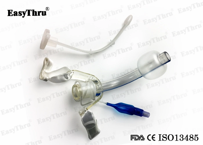 Tubo endotraqueal pré-formado PVC Oral e nasal Anestesiologia respiratória com Cuffed Material médico