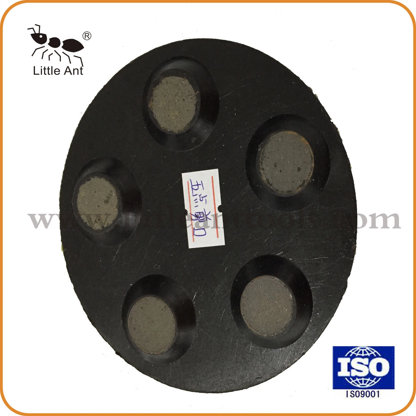 Metal with Resin 5 Point Polishing Pad, Diamond Abrasive Tool for Floor, Concrete.