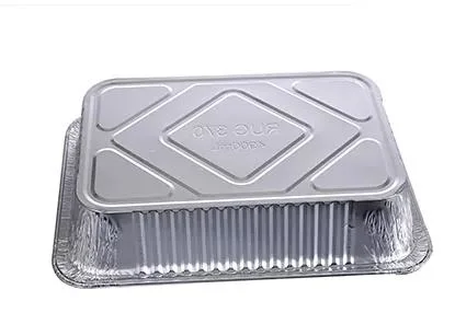 Disposable Takeaway Fast Food Aluminium Foil Food Container, Aluminum Foil Baking Tray