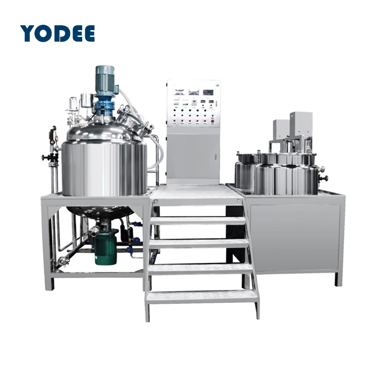 New Design 500L Vacuum Homogenizer Mixer Machine / Cosmetic Mixing Tank Vessel