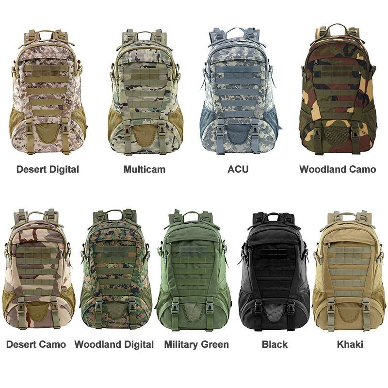 Fashion Outdoor Hiking Daypack Assault Tactical Military Backpack Bag Molle Rucksack