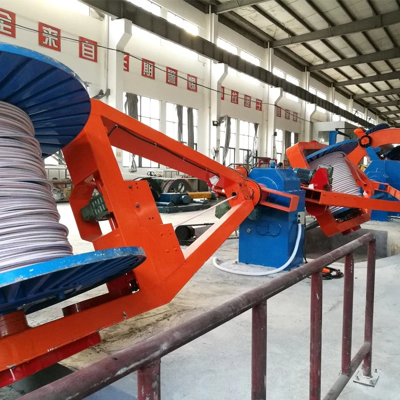 Large Size Cables Electrical Power Copper Wire Cable Stranding Making Underground Laying up Machine