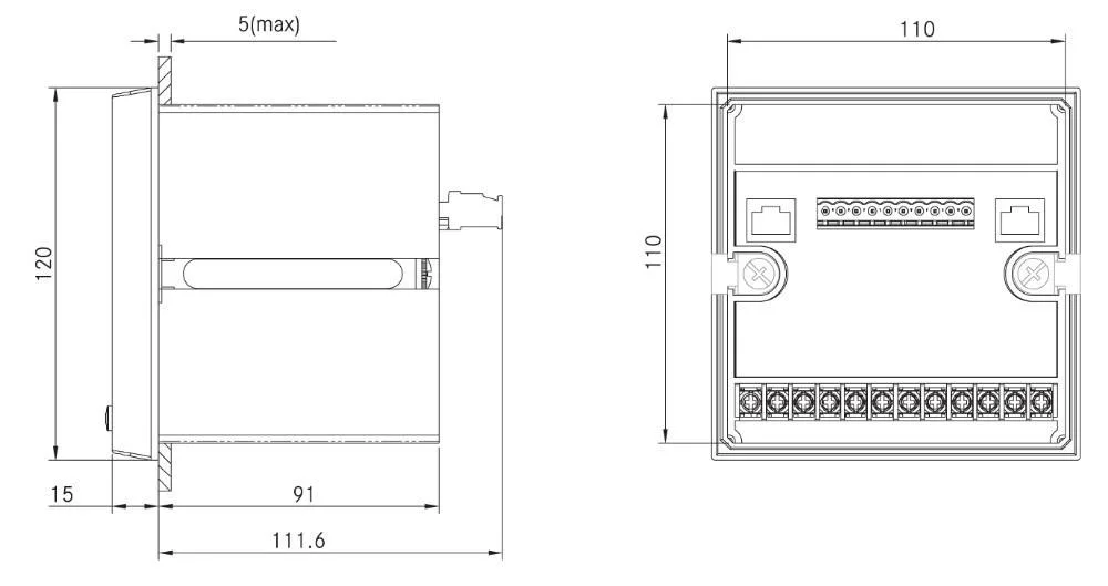 Factory Price Wgk-31-203 Series Low Voltage Reactive Power Automatic Compensation Controller