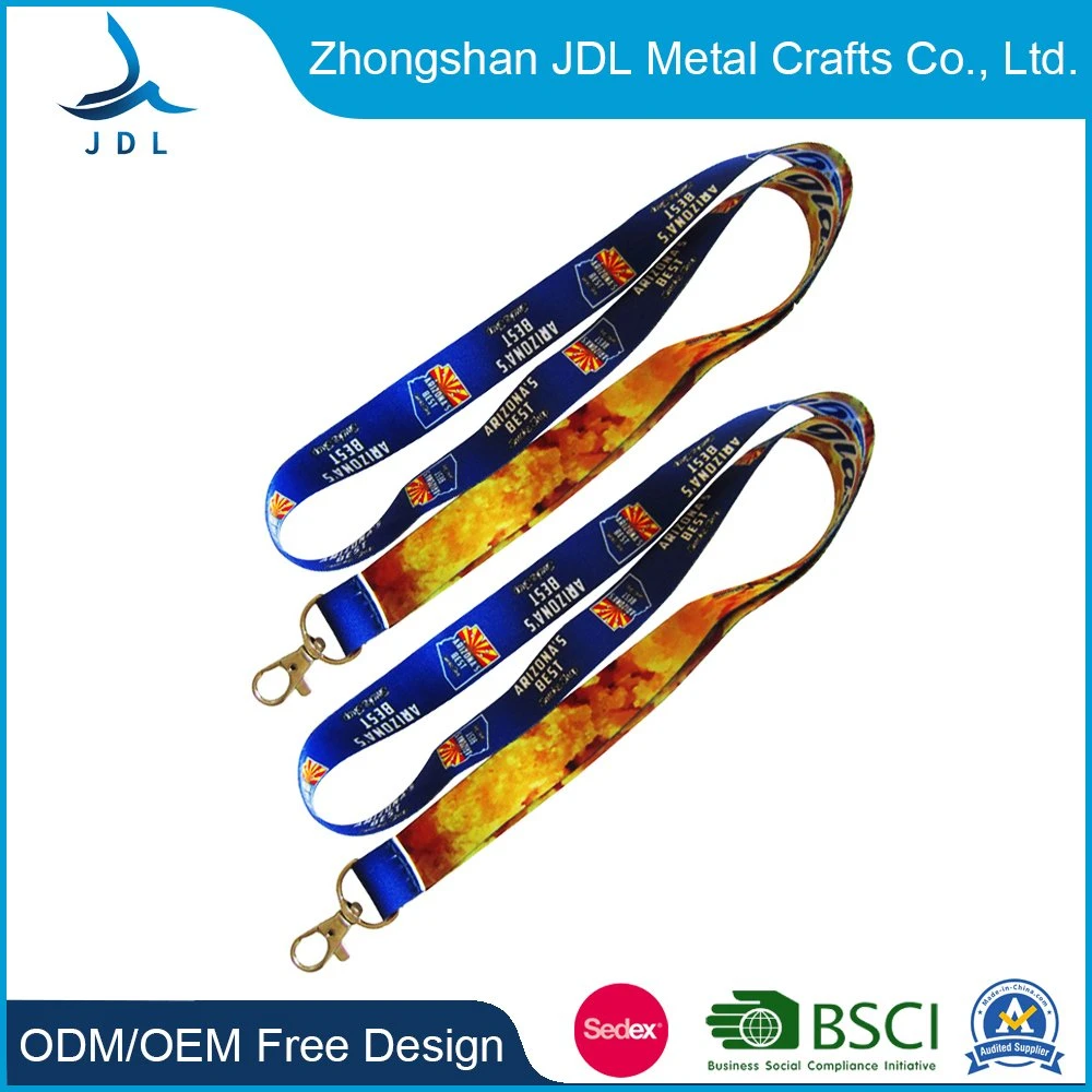 Customized Polyester Lanyards Hanger Hot Sales Heat Transfer (090)