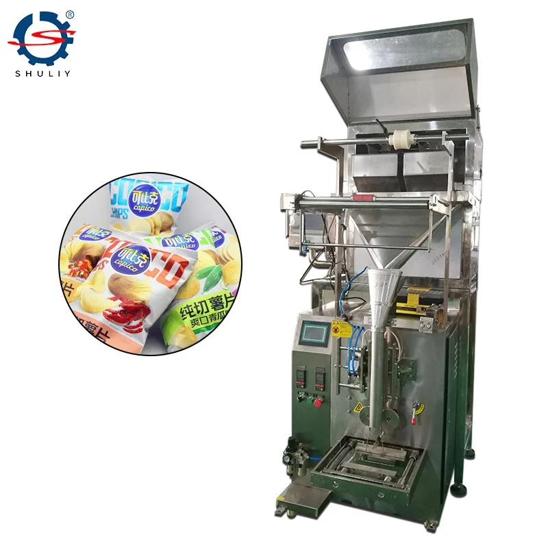 Multi Function Automatic Two Heads Scale Pouch Granule Packing Machine
