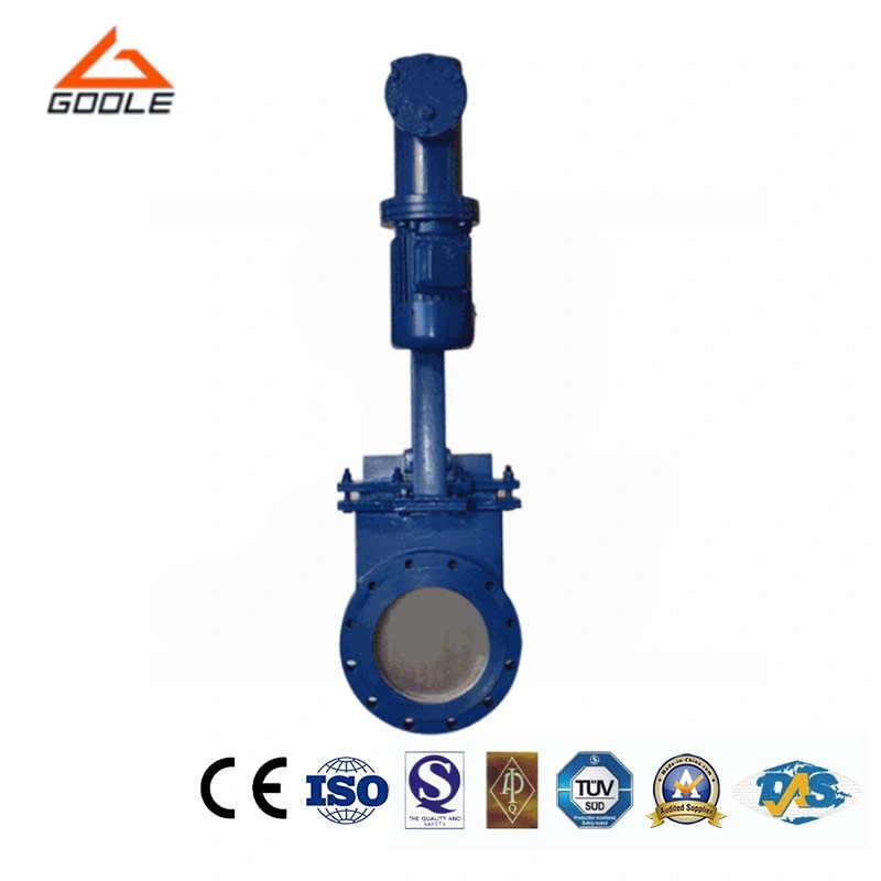 Electric-Hydraulic Short Type Wafer Ceramic Slurry Knife Gate Valve (GPZ273TC)