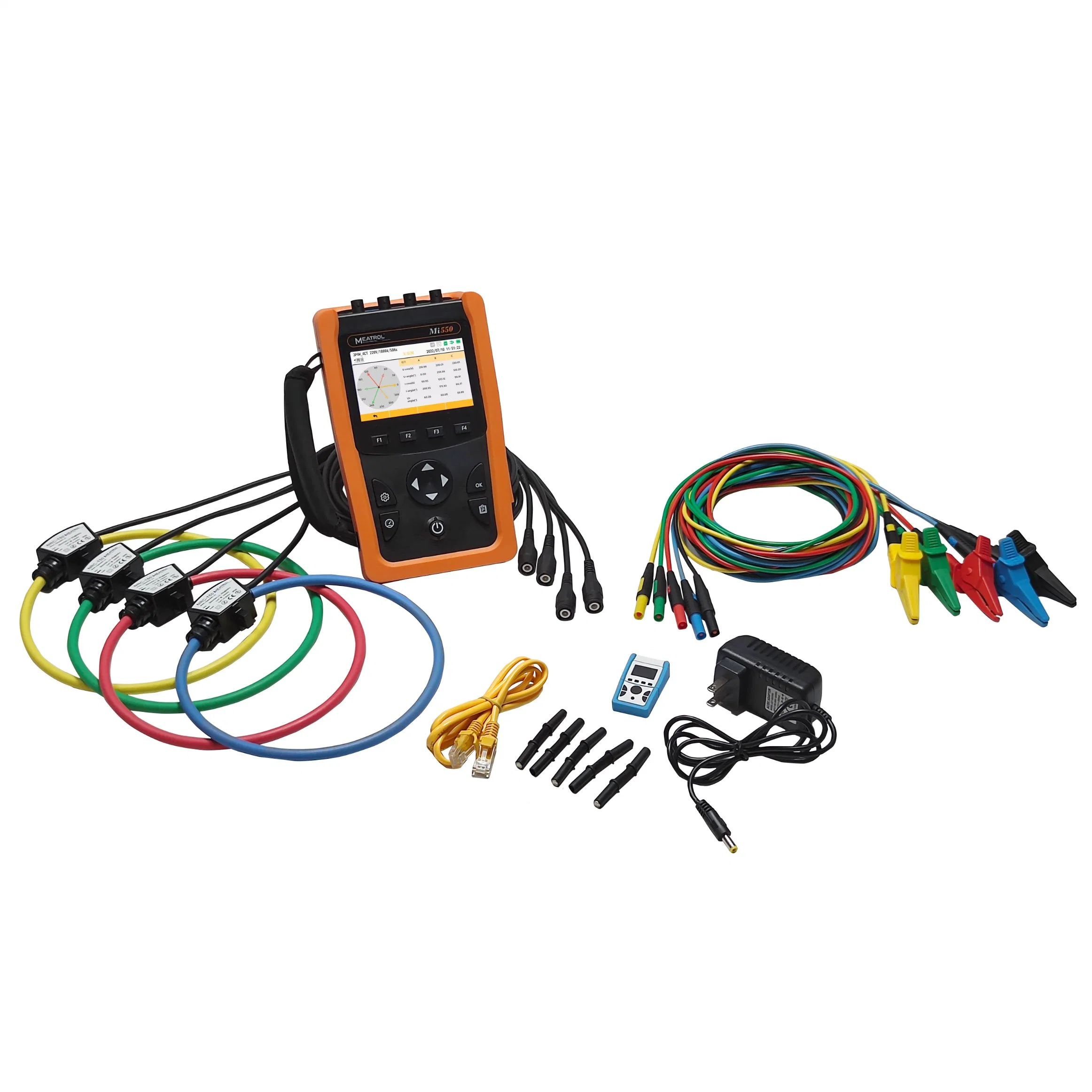 Smart Electricity Meter Meatrol Mi550 Power Analyzer Rogowski Current Measuring Instruments