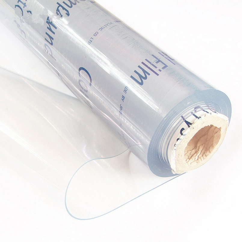 غشاء بلاستيك شفاف شفاف خالٍ من اللزج مصنوع من الفينيل البلوري الشفاف PETVLAR PVC
