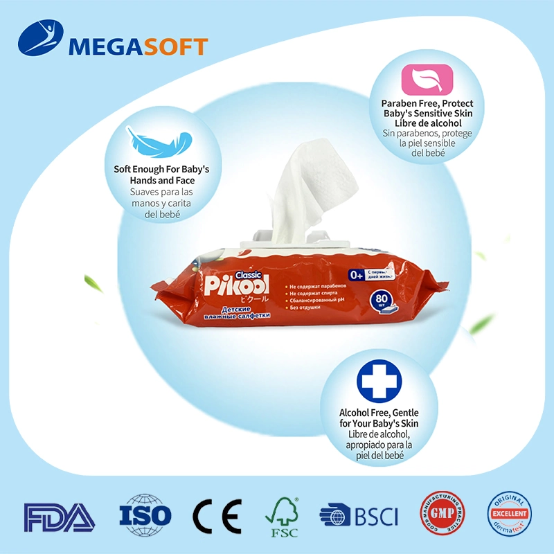 OEM Wet Tissue/Towel/Wet Wipes for Face/Mouth/Hands/HIPS with CE FDA SGS