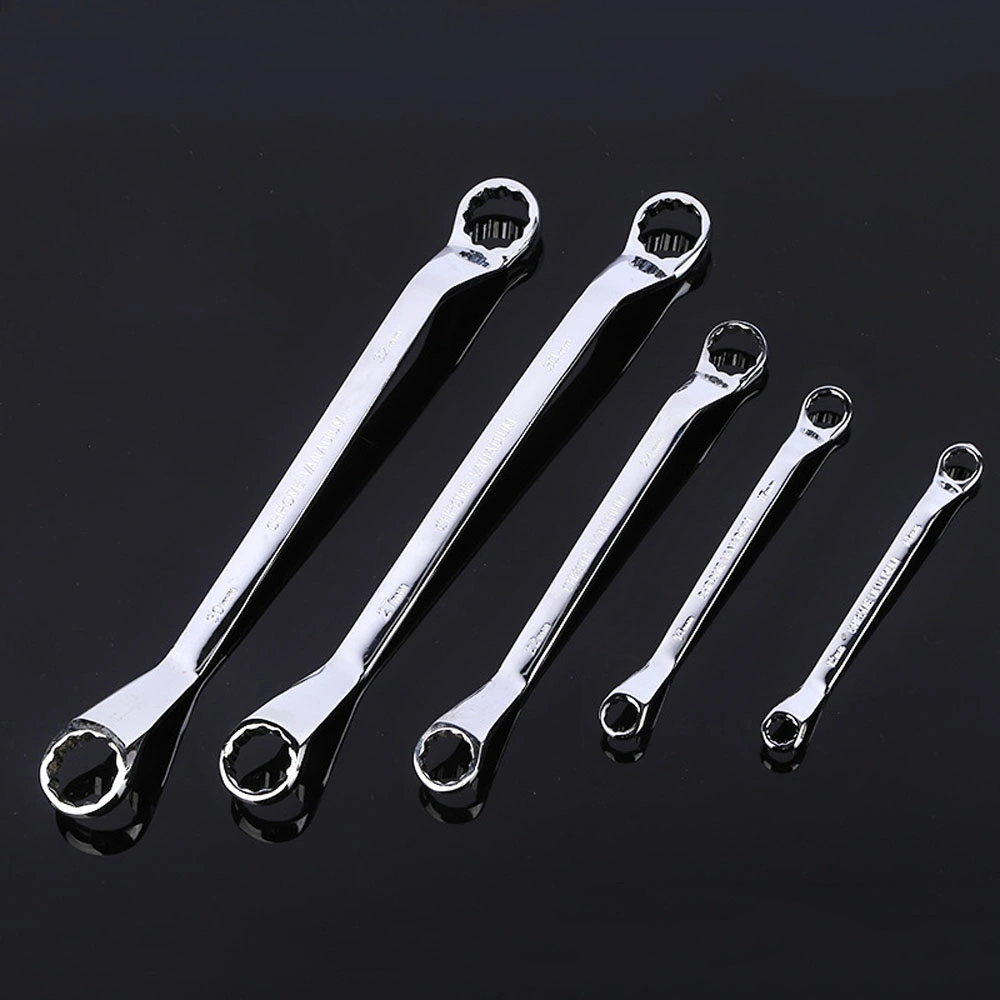 Double End Box Wrench Mirror Chrome Plated Electrophoretic 45 Steel with Complete Specifications and Large Quantity, Which Can Be Labeled