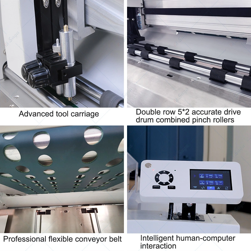 Hot Semi CCD Camera Adsorbed Automatic Vacuum Sheet to Sheet Vinyl Die Cutter (SG-ASC 1907)