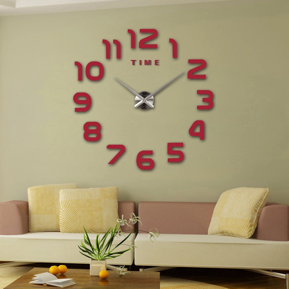 La decoración Reloj de pared adhesivo Salón Moderno Reloj de pared