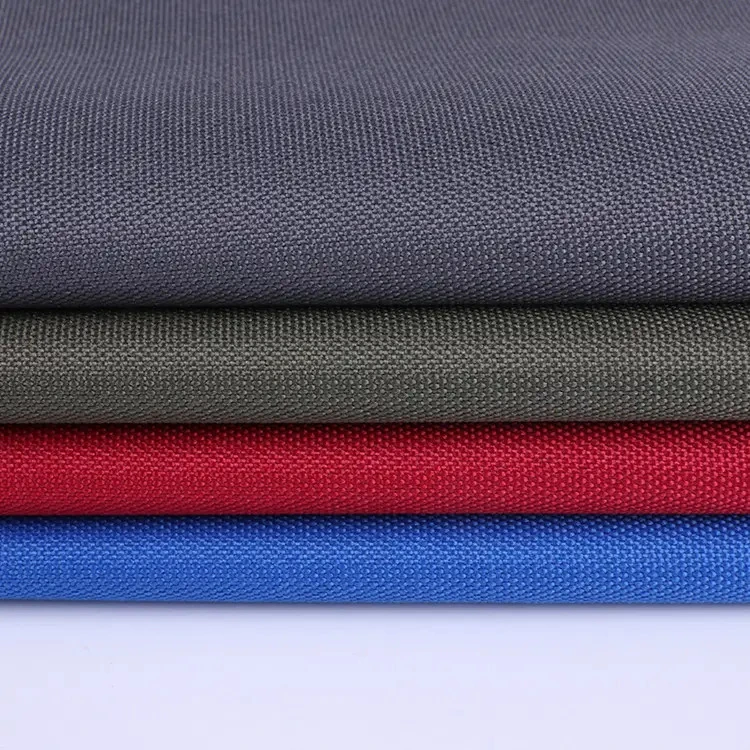 Waterproof Flame Retardant Gray Color Fabric Plain Peach Skin Velvet Twill for Handbags 210d Polyester Oxford Fabric