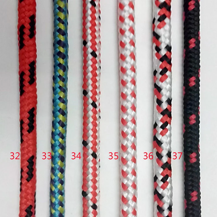 9mm Striped Color Polypropylene Rope