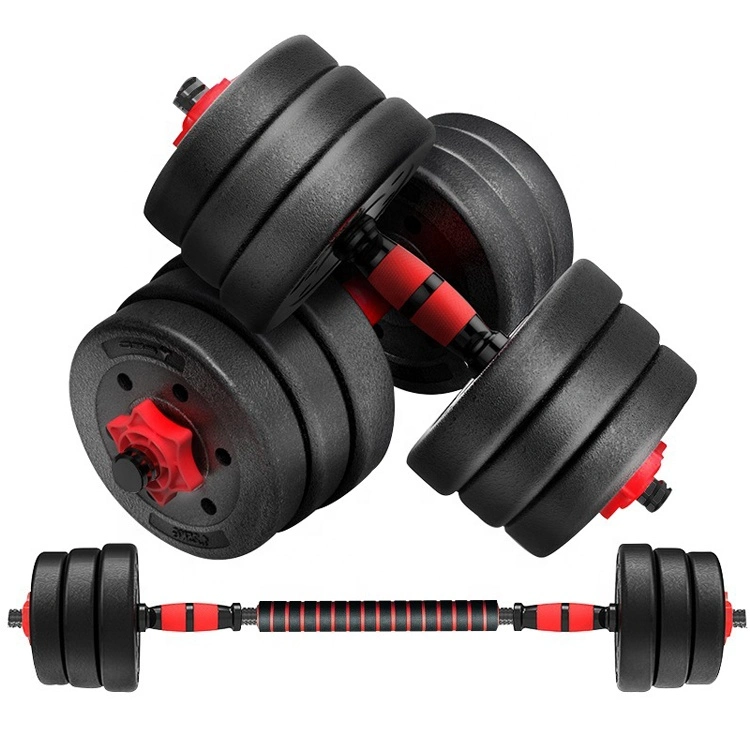 Yugland Gimnasio Workout barato 35lbs pesas de potencia regulable pesa Set 8 compradores ronda goma ejercicio pesa 7,5 kg 5 kg de peso 10kg pesas gimnasio en casa conjunto pesa Hex.