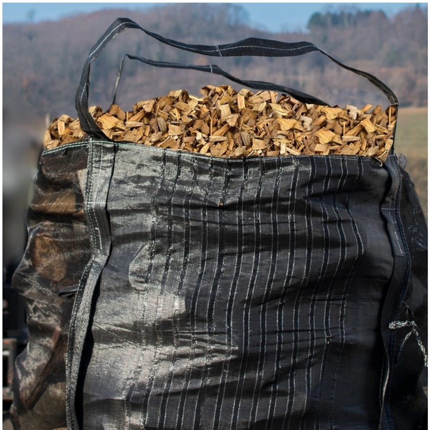 FIBC Bag Ventilated Bulk PP Woven Mesh Big Bags 1000kg for Firewood Big Bag for Wood