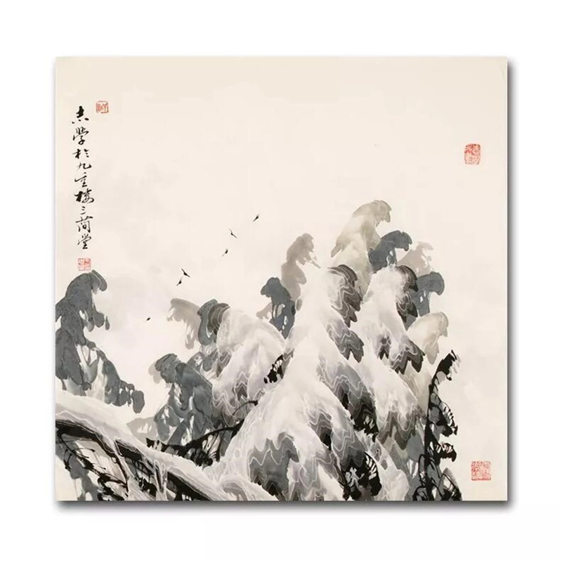 Art Abstract Painting Calligraphy Stretched Chinese Canvas Environmentally Friendly