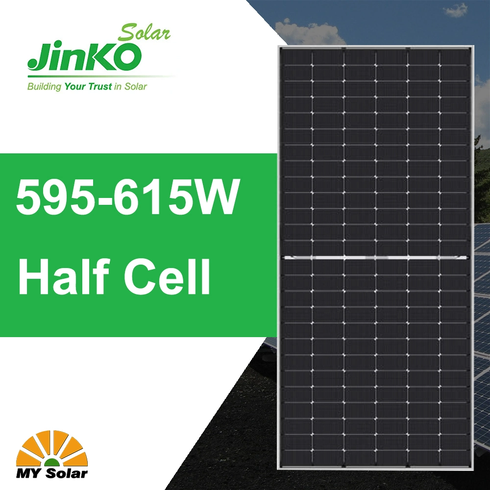 Une grande efficacité Jinko Tigre solaire Neo 78hl de type N4- (V) 156 cellules 595W 600W 605W 610W 615W Watt Mono-Ficial Module Module solaire