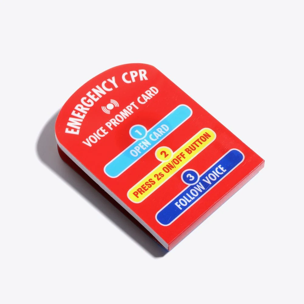 Wap-Health Factory Direct Sale Mini First Aid Card with Voice