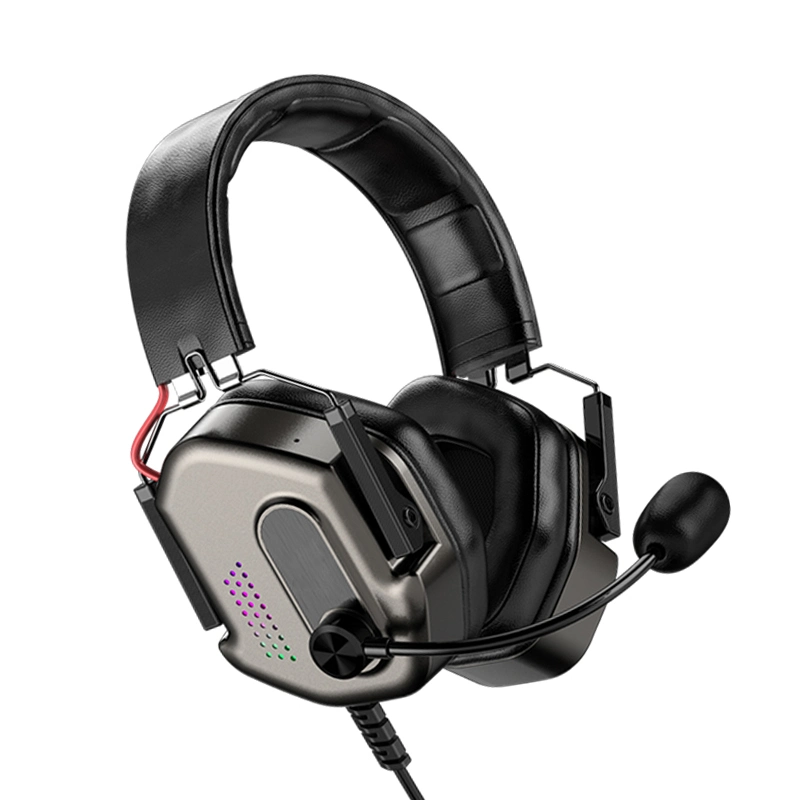 Best-Selling Noise Reduction Surround Sound Computer Gamers Wired RGB Gaming Headset with Microphone