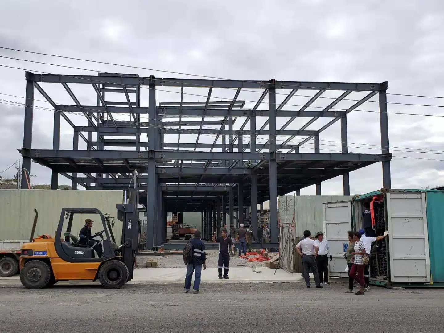 Low Price High Tensile Warehouse Building Galvanized Steel Structure Cold Storage for Sale