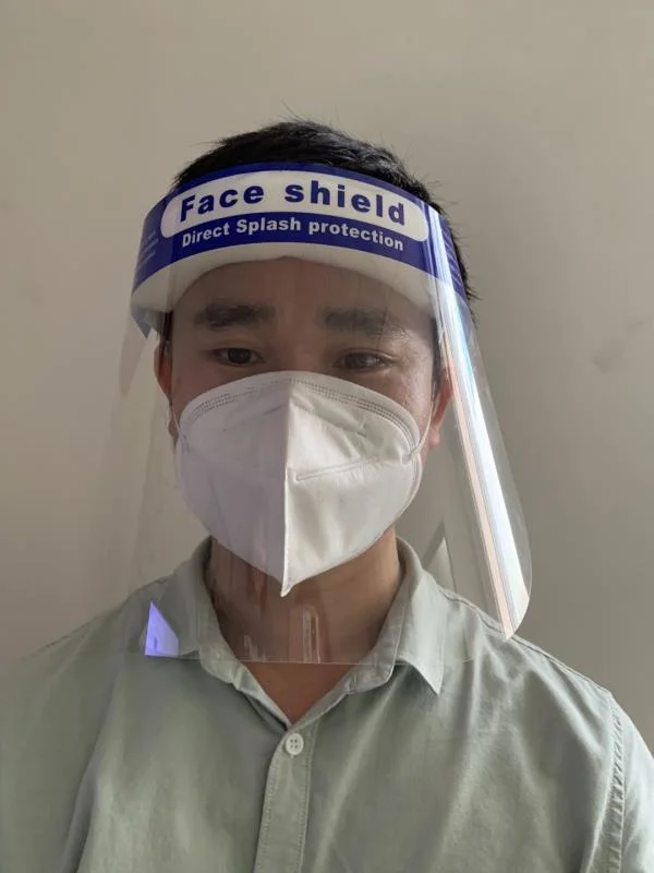 Protector facial desechable con esponja Máscara Traje de aislamiento