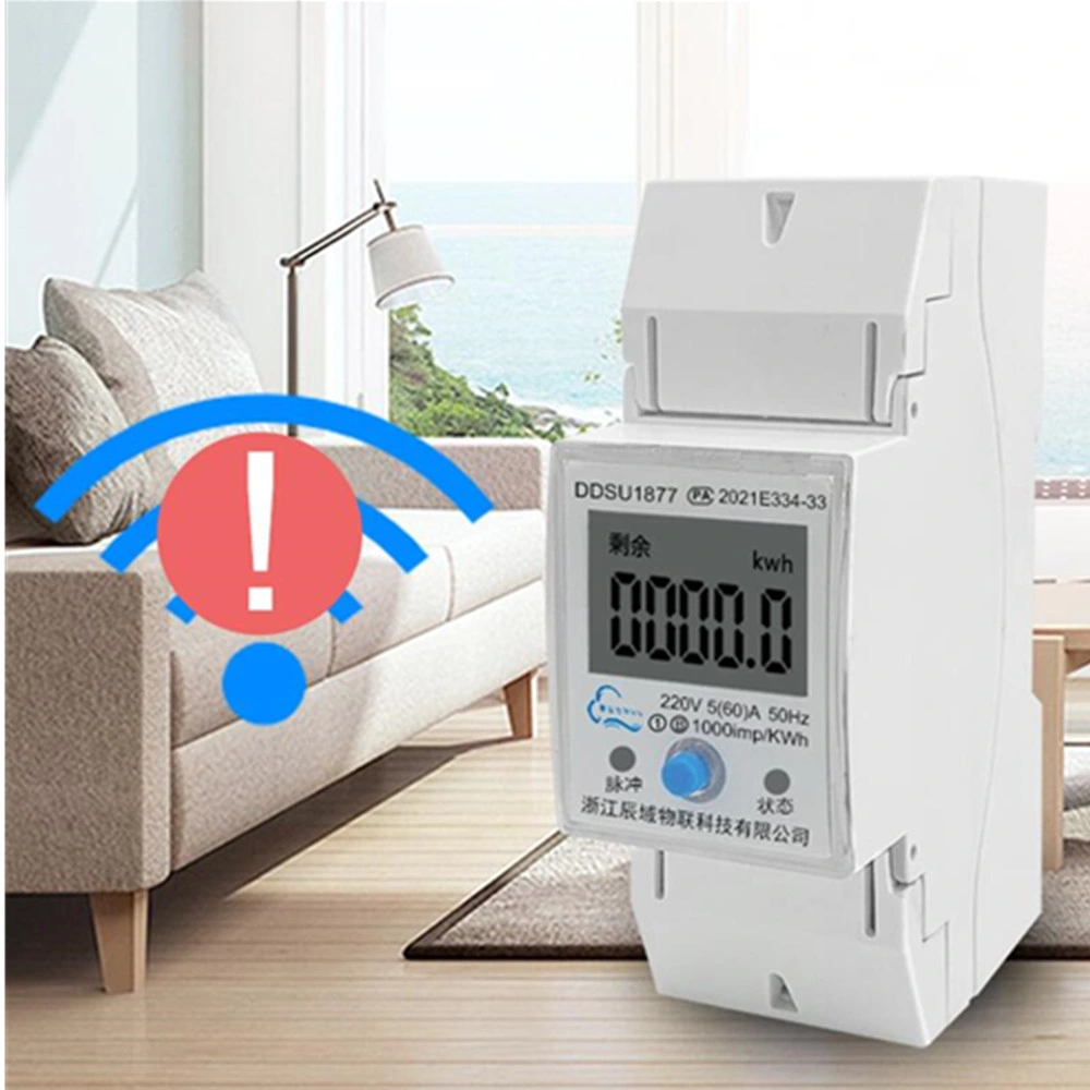 New Arrival Single-Phase Smart Energy Meter with WiFi DIN Rail