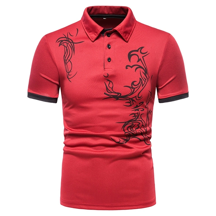 Factory Direct Price Cotton Simple Fitness Sports T-Shirt Slim Men's Polo Shirt